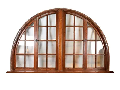 UPVC arch windows for modern home design 