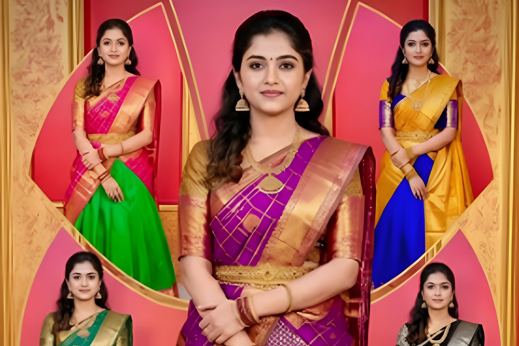 Elegant Bridal Sarees for South Indian Weddings