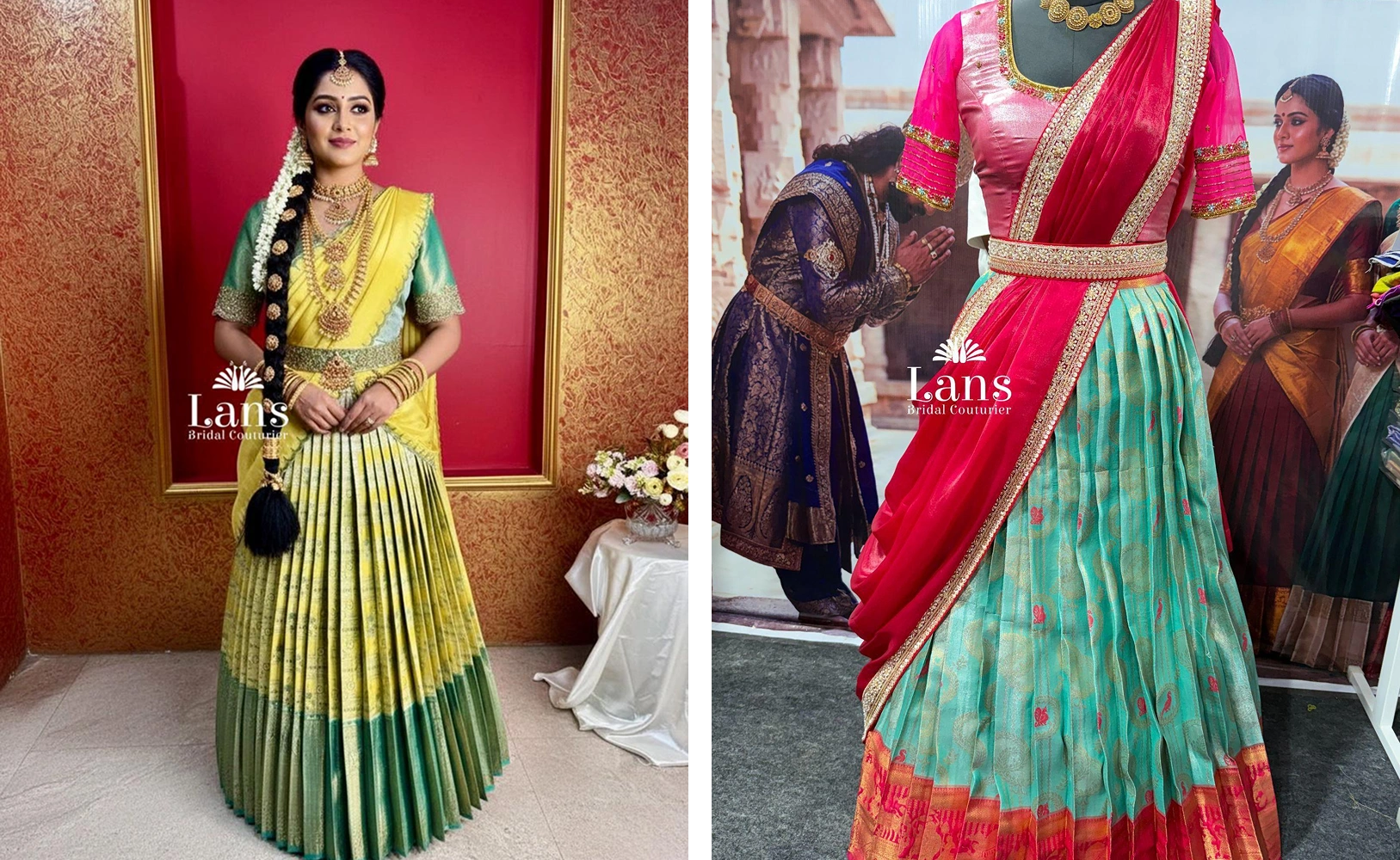 Traditional South Indian Bridal Saree Collection